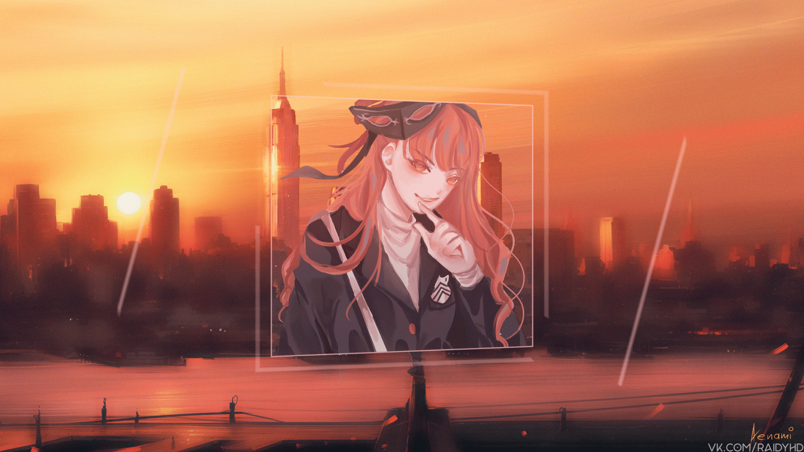 Anime, Chicas anime, picture in picture