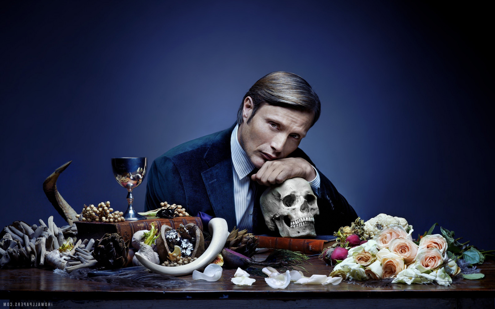 Mads Mikkelsen, televize, Hannibal, 2880x1800 px, hudební divadlo