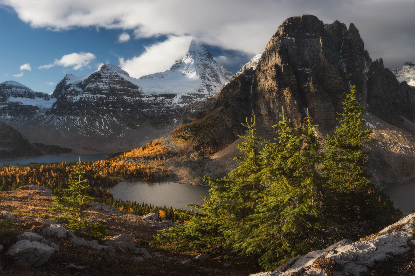 krajina, jezero, Skála, Příroda, národní park, údolí, horský průsmyk, divočina, Alpy, chůze, plošina, hřbet, mrak, podzim, hora, dobrodružství, geologie, backpacking, horských reliéf, landform, geografický rys, pohoří, klesl