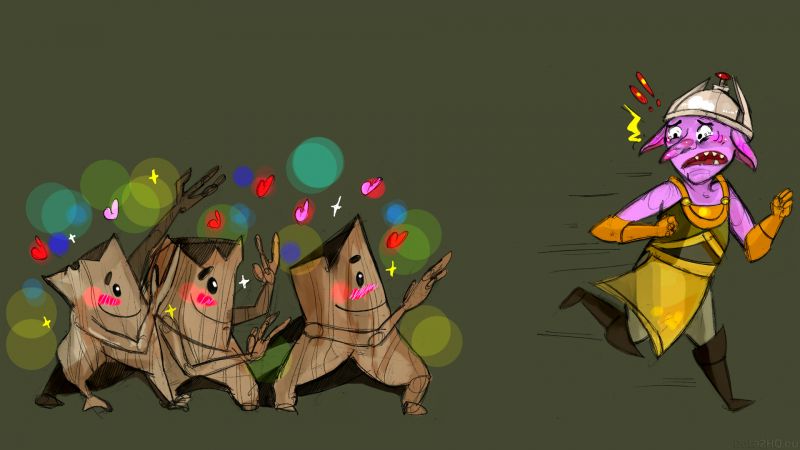 Dota 2, Bauholz, KUNST, Bildschirmfoto, Illustration, Karikatur Dota 2, Bauholz, KUNST, Bildschirmfoto, Illustration, Karikatur