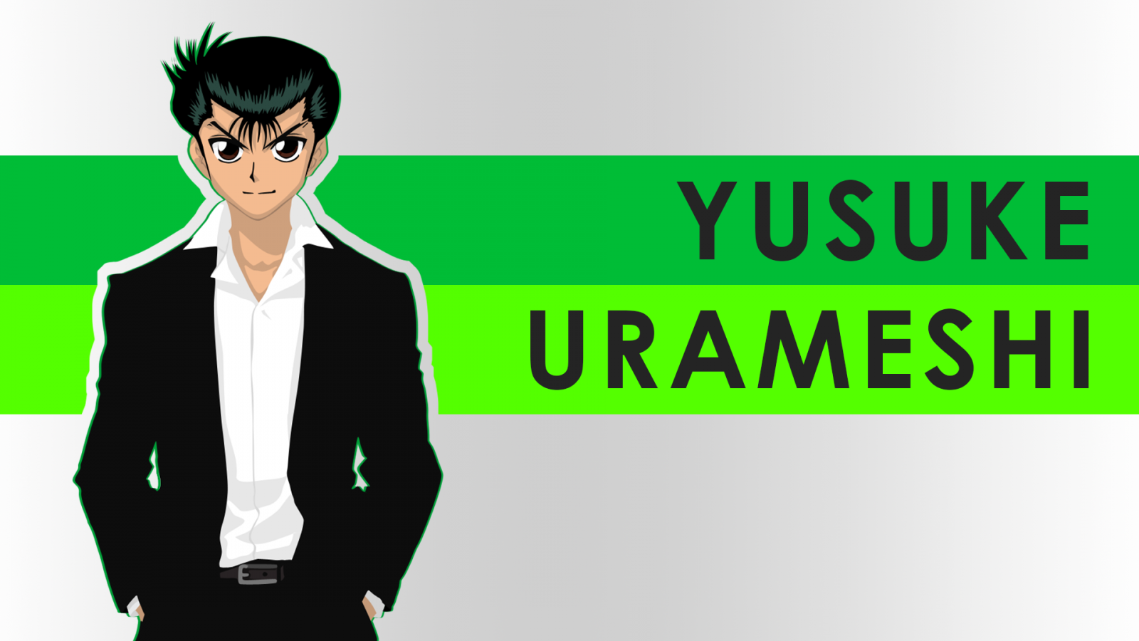 Wallpaper : illustration, cartoon, Person, brand, Yu Yu Hakusho, yusuke ...