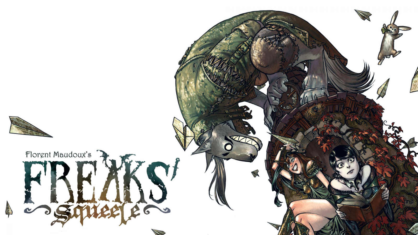 ilustrace, komiksy, francouzština, Florent Maudoux, Freaks Squeele
