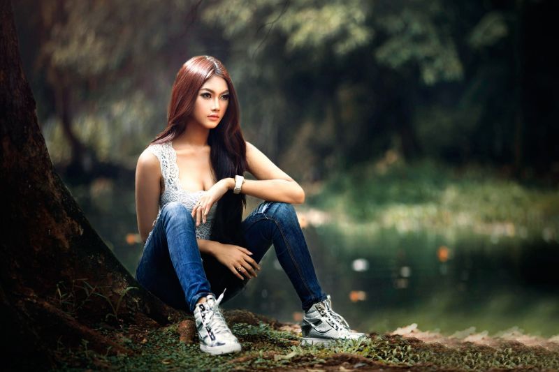 slunečnímu záření, ženy, model, portrét, ženy venku, ryšavý slunečnímu záření, ženy, model, portrét, ženy venku, ryšavý