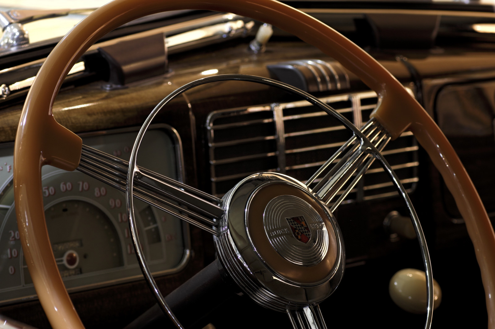 Wallpaper : Buick, Vintage car, classic car, steering wheel, beauty