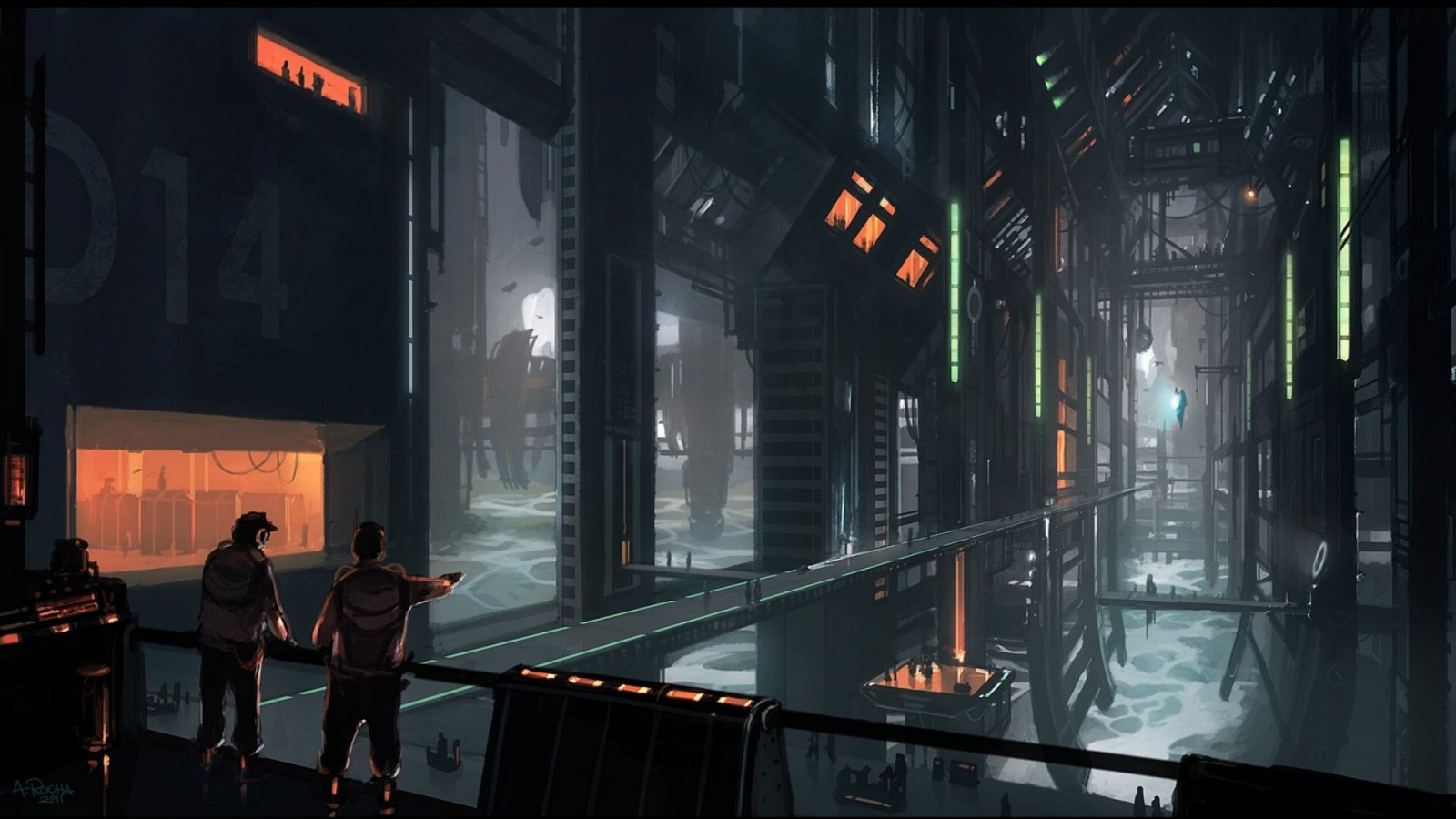 1920x1080 px, ART, Obra de arte, Ciudades, ciudad, Fi, futurista, Sci