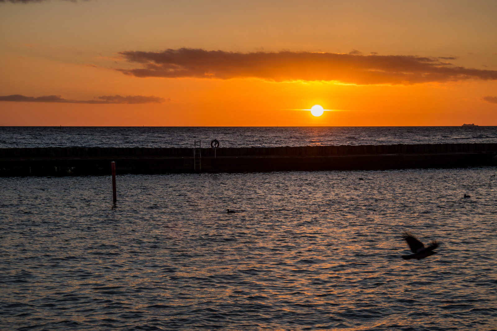 Wallpaper sunlight, sunset, sea, bay, shore, sand, reflection, sky