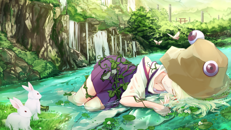 anime, Touhou, džungle, mytologie, Snímek obrazovky, místo výskytu anime, Touhou, džungle, mytologie, Snímek obrazovky, místo výskytu