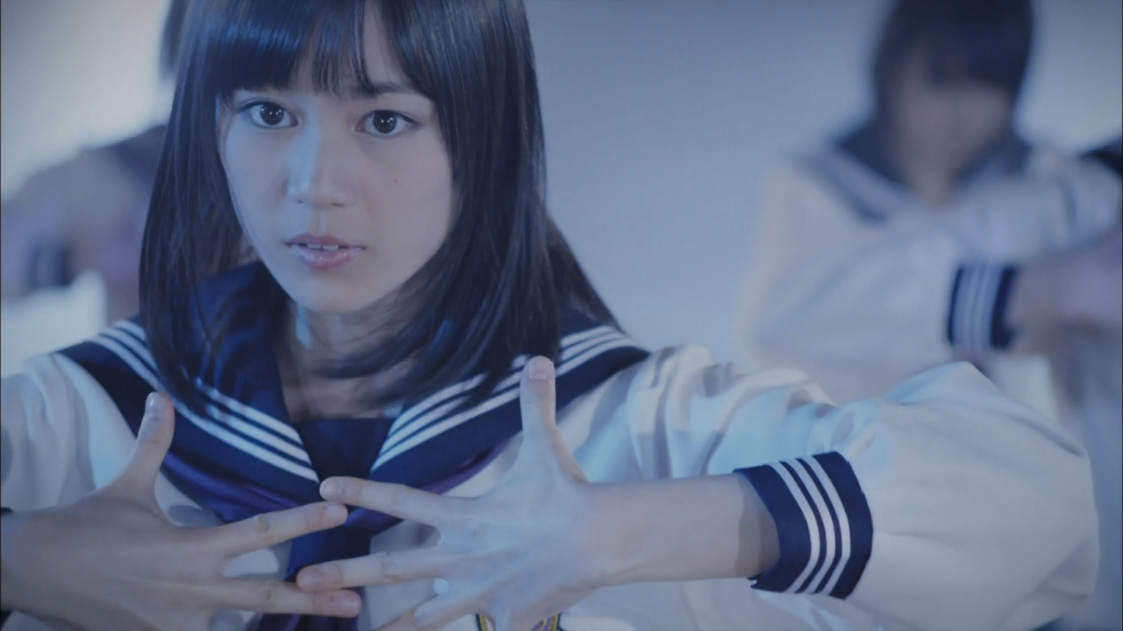 Frau, Cosplay, Anime, asiatisch, blau, Kleidung, Nogizaka46, Kostüm