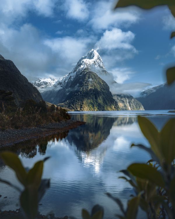 photography,nature,mountains,river,snow,peak