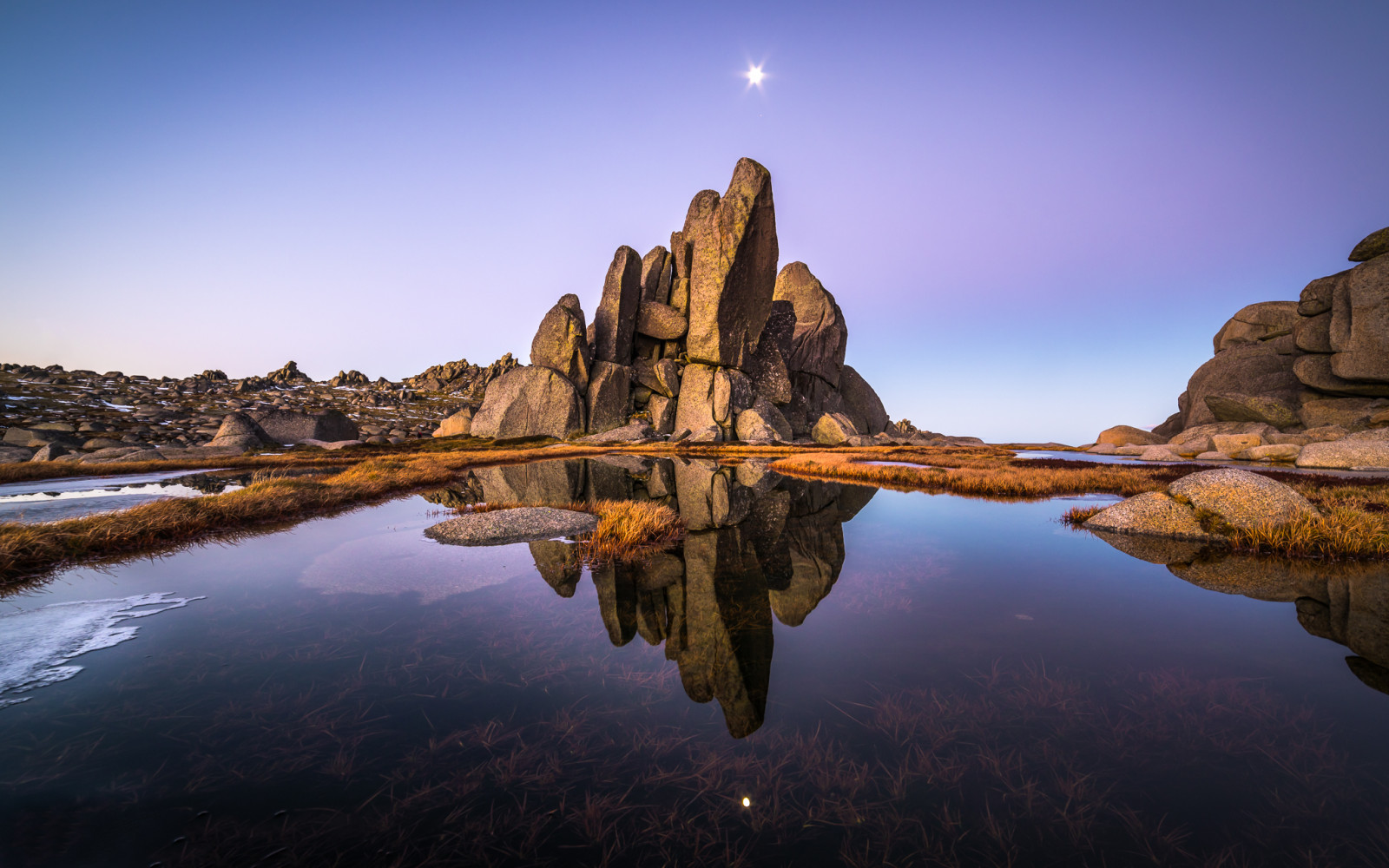 odraz, Příroda, nebe, voda, Skála, krajina, turistická atrakce, hora, Formace, svítání, uklidnit, horizont