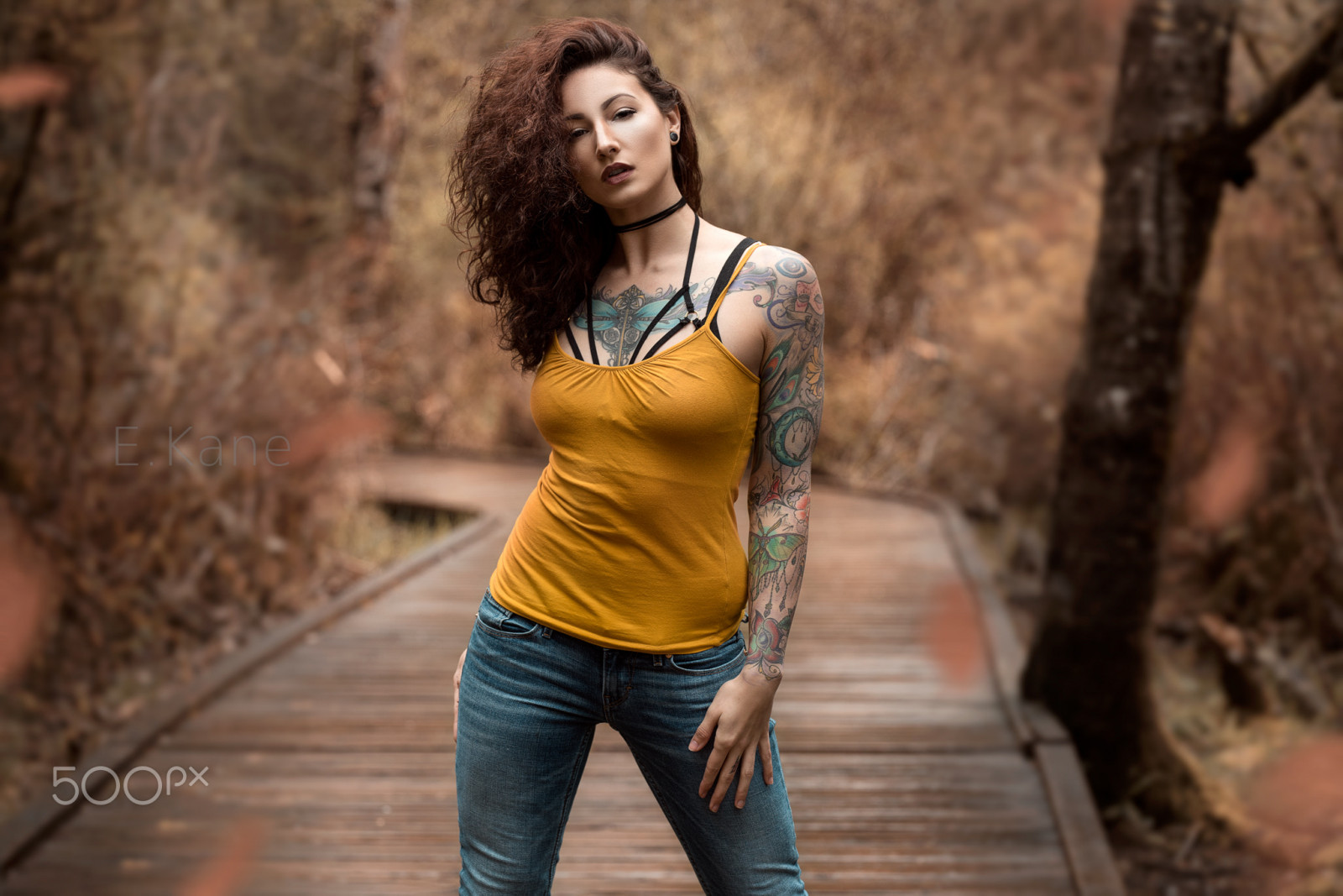 donne all'aperto, donne, Evan Kane, modello, 500px, tatuaggio