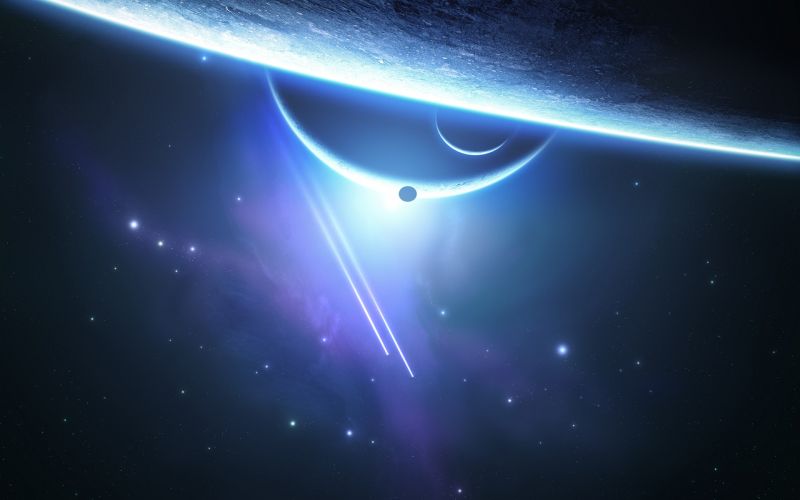 galaxie, planeta, poskytnout, prostor, hvězdy, space art galaxie, planeta, poskytnout, prostor, hvězdy, space art