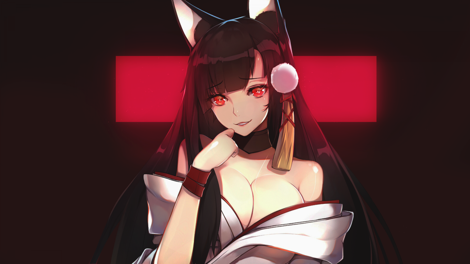 jednoduchý, anime, anime dívky, neon