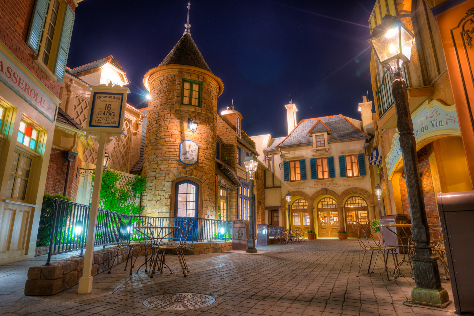 Wallpaper park, Paris, France, ice, shop, les, night, French