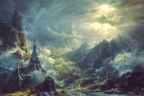 Fantasy Architecture,fantasy city,artwork,fantasy art,Philipp A Ulrich
