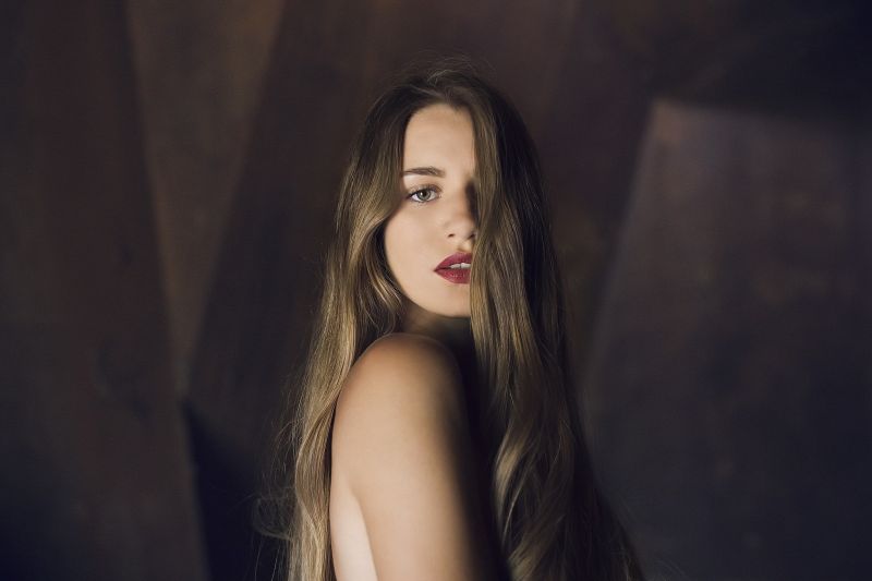 tvář, ženy, model, portrét, dlouhé vlasy, fotografování tvář, ženy, model, portrét, dlouhé vlasy, fotografování