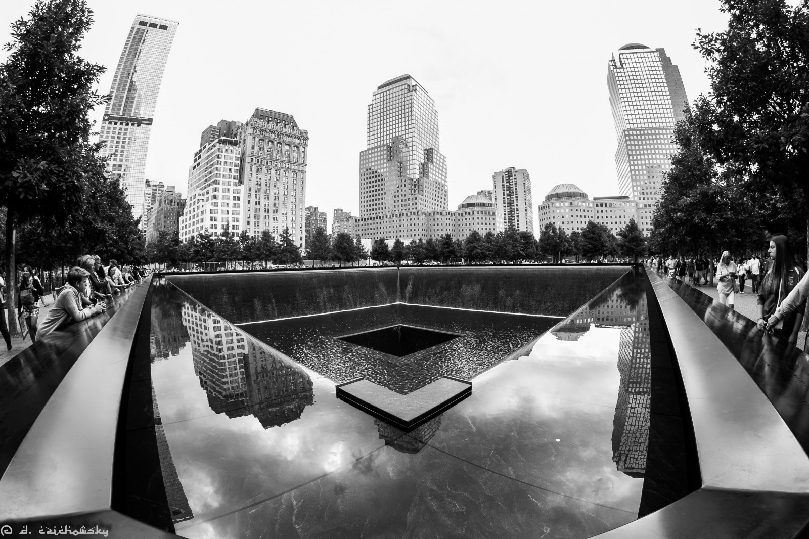 Nový, York, nyc, bílý, Černá, Kánon, eos, pamětní, 911, přízemní, Nula, schwarzweis, 70d