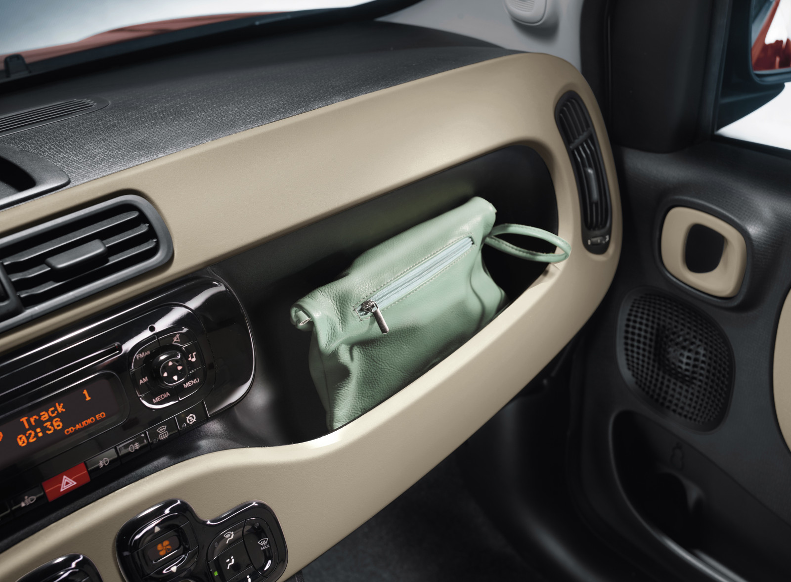Wallpaper panda, steering wheel, fiat 500, FIAT, netcarshow, netcar