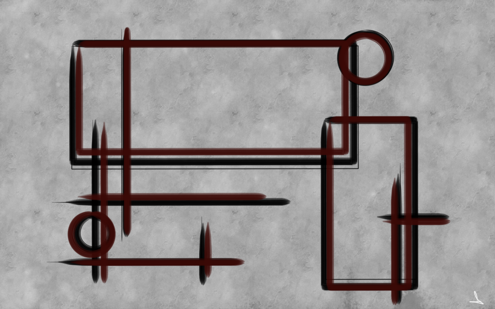 Wallpaper art installation, abstract 2560x1600 kayacionur 1957631