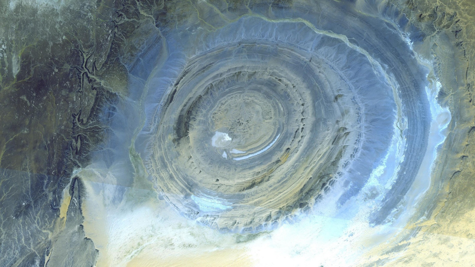 Wallpaper : eye of the sahara, space, ring structure, mauritania ...
