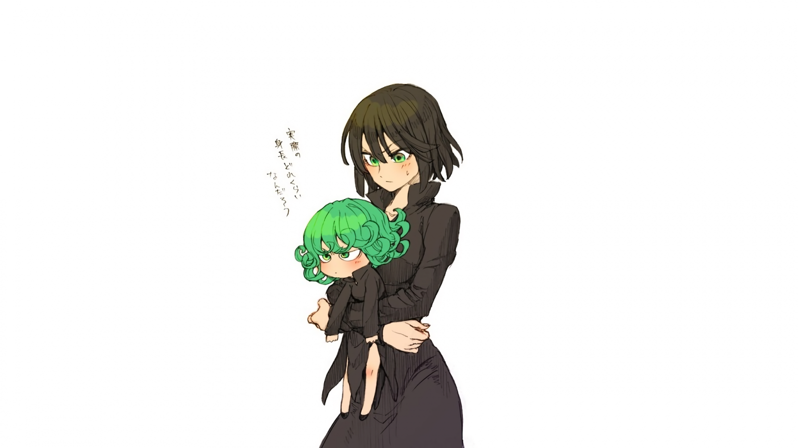 ilustrace, anime, anime dívky, Fubuki, kreslená pohádka, One Man Punch, Tatsumaki, ruka, skica