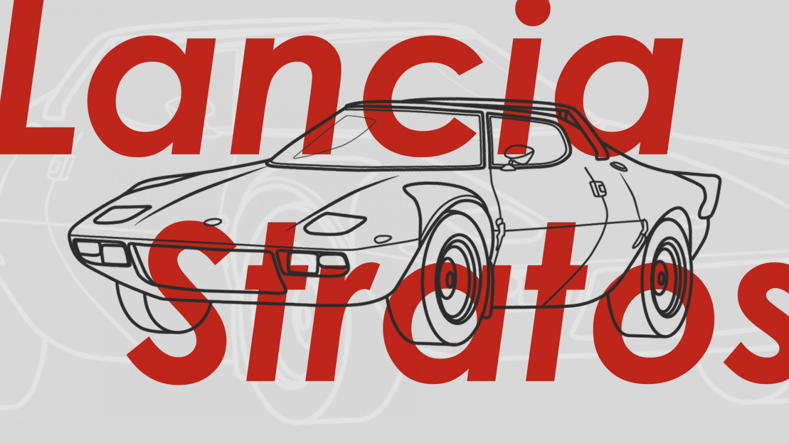 ilustrace, auto, vozidlo, kreslená pohádka, vektor, soutěžních vozů, značka, Shromáždění, iluze, Lancia Stratos, font
