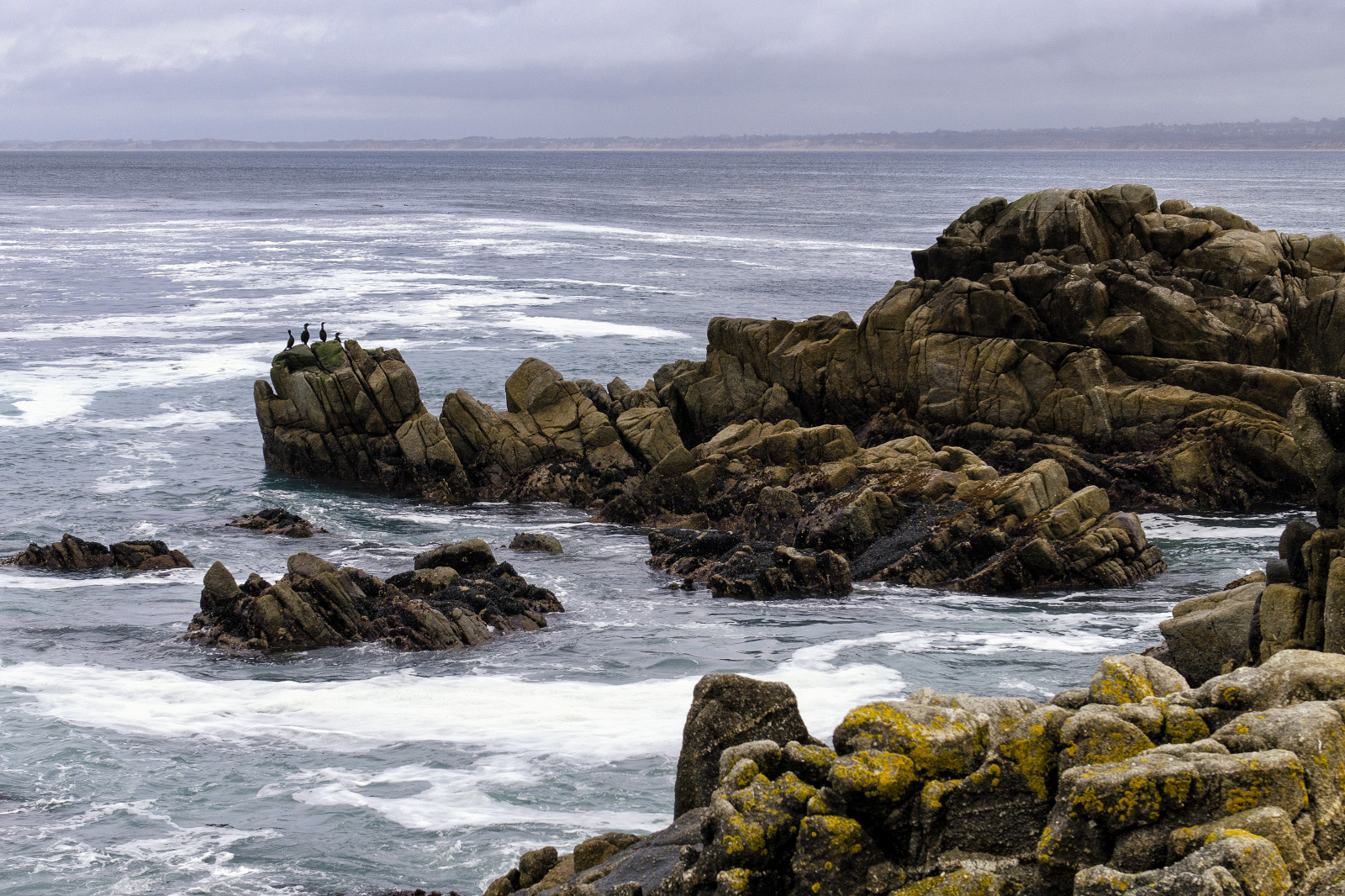Sea Rocks California Wallpaper : landscape, sea, bay, rock, shore, beach, tower, waves ...