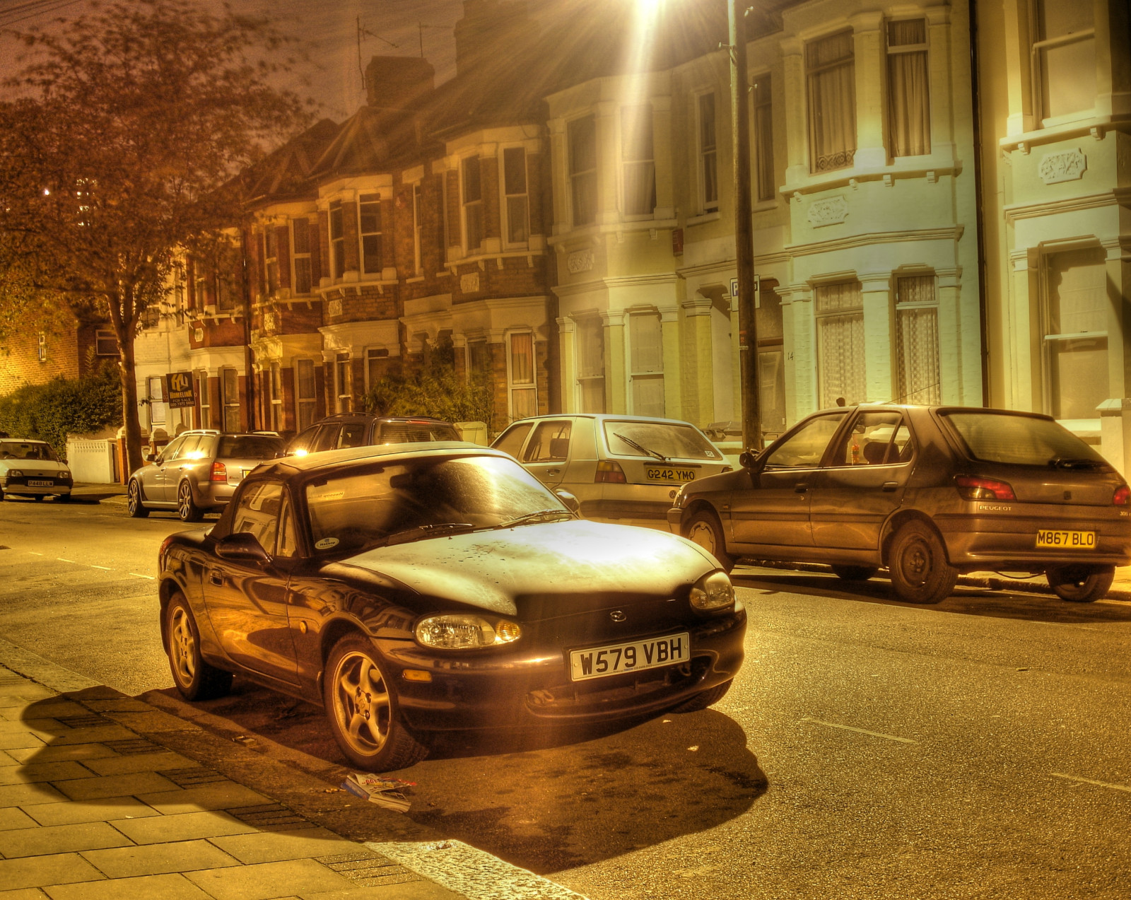 longexposure, Londýn, nightshot, interestingness1, Mazda, HDR, MX5