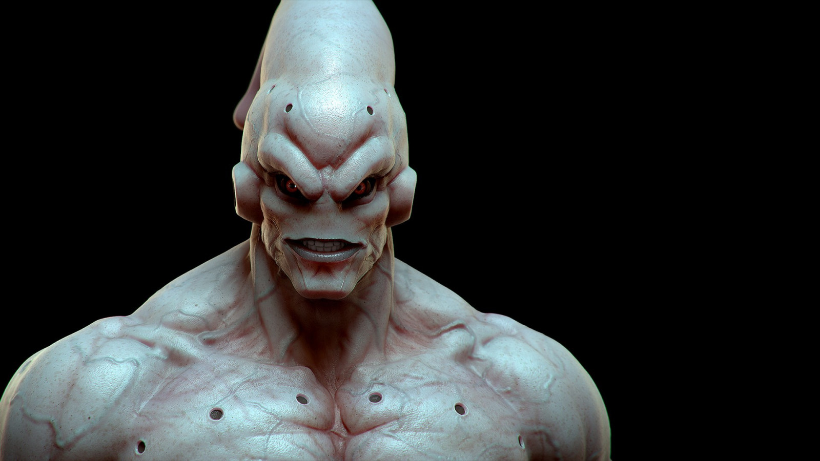 Wallpaper : face, sculpture, statue, Dragon Ball, Dragon Ball Z, head ...