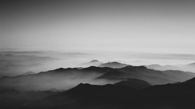 bílý, Černá, hory, černobílý, nebe, fotografování bílý, Černá, hory, černobílý, nebe, fotografování