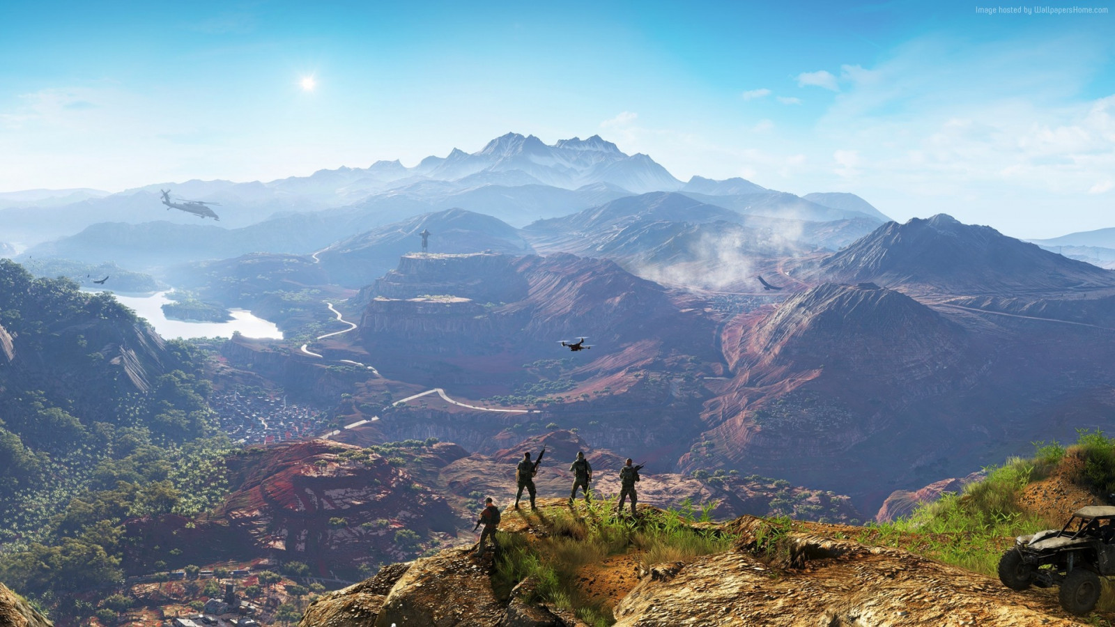 gli sport, paesaggio, Ghost Recon, Ghost Recon terre incolte, valle, Passo di montagna, natura selvaggia, Alpi, escursioni a piedi, a passeggio, vertice, altopiano, cresta, montagna, avventura, backpacking, morfologie montane, landform, caratteristica geografica, catena montuosa, abbattere