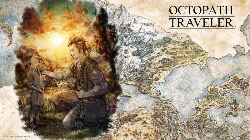 Octopath Traveler, έργα τέχνης