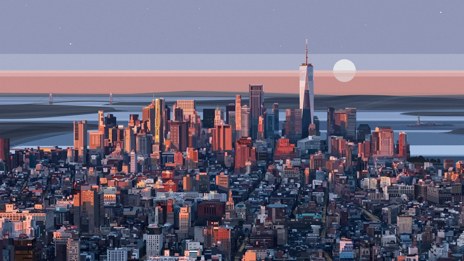 Wallpaper Dylan Wade Digital Art Artwork Illustration City wallpaper-dylan-wade-digital-art-artwork-illustration-city