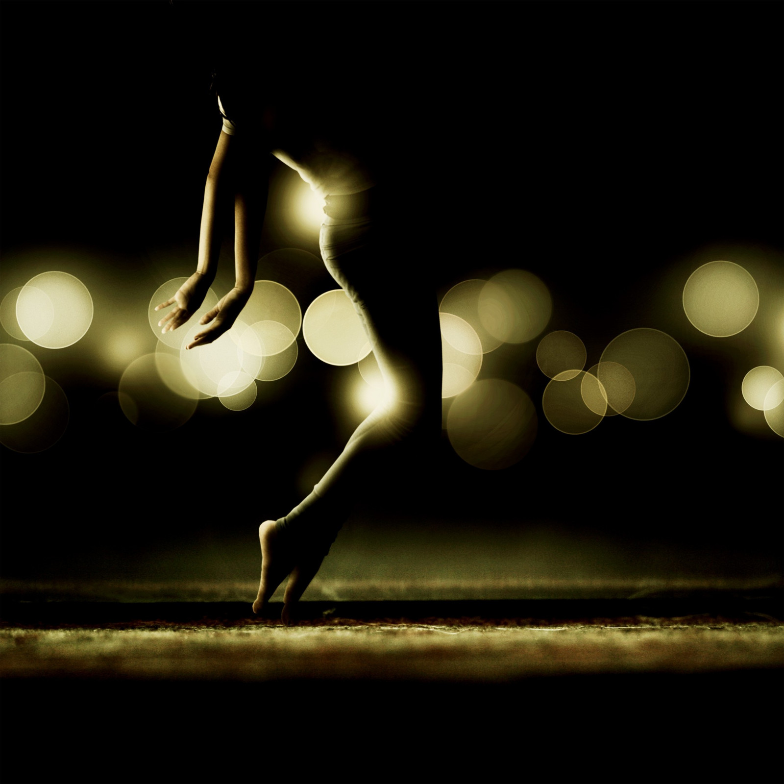 Wallpaper : illustration, night, dancing, silhouette, backlighting ...