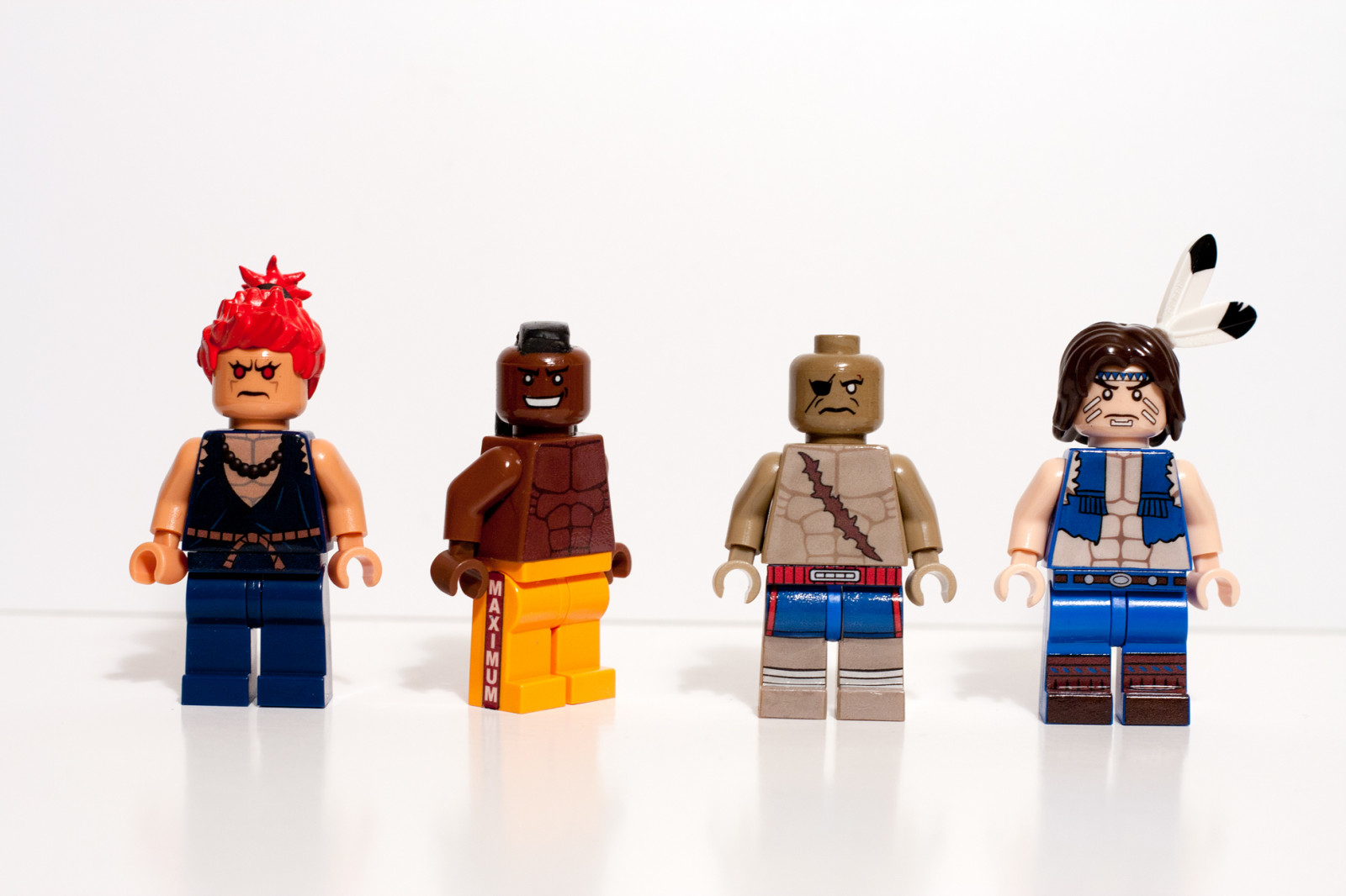 gade, fighter, LEGO, minifigs, deejay, Sagat, moc, Akuma, thawk