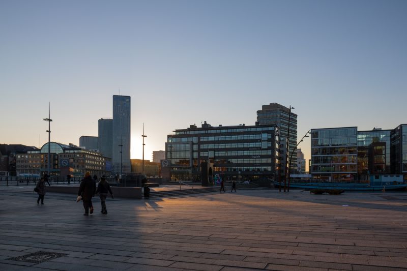 ciudad, Paisaje urbano, reflexión, puesta de sol, arquitectura, horizonte ciudad, Paisaje urbano, reflexión, puesta de sol, arquitectura, horizonte
