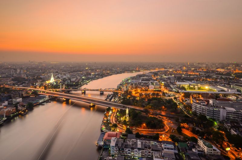 panoráma města, město, Metropolitní oblast, urban area, mezník, nebe