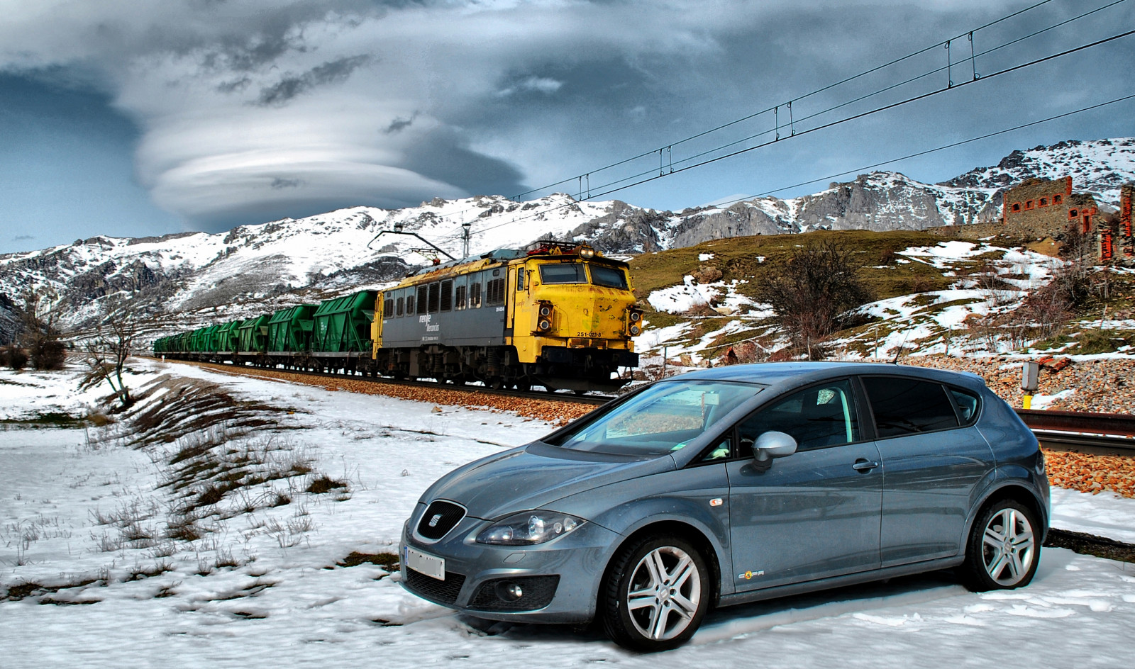 železnice, zima, en, sníh, auto, elektrický, de, tren, Trenes, puerto, Los Angeles, y, corte, taxi, Sedadlo, Nieve, kolejnice, železnice, parní, Leon, coche, lokomotiva, Pajares, espa ol, castilla, acero, Ferrocarril, RENFE, ESPA Oles, ffcc, Mercancias, bobinas, Operadora, Tercia, 251023, golpejar