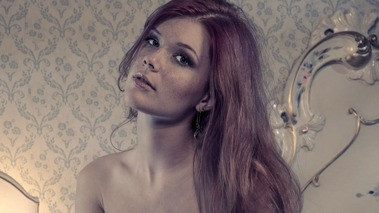 Wallpaper : face, drawing, women, redhead, long hair, anime, pornstar