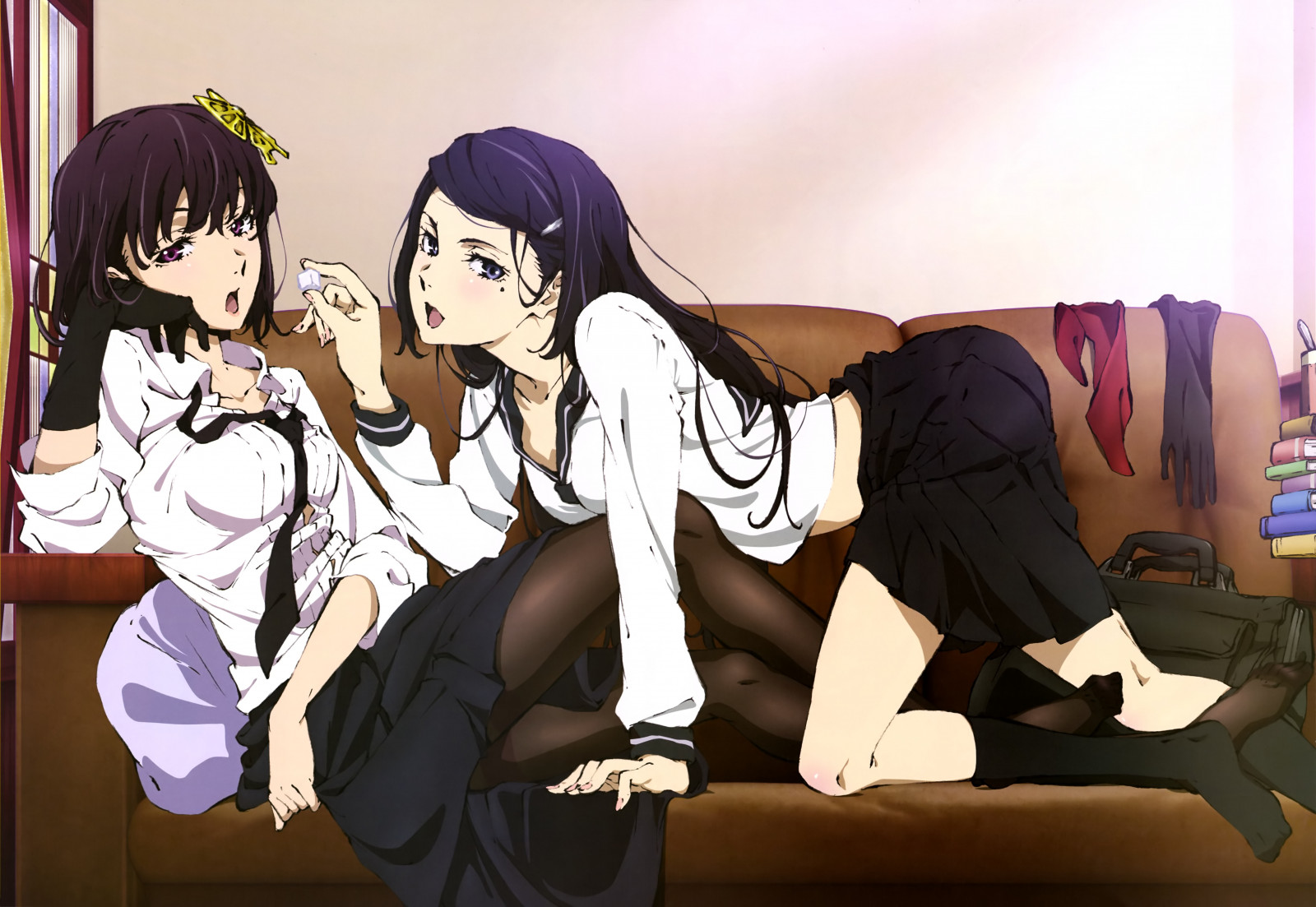 обои : Бунгские бродячие собаки, Аниме девушки, Акико Йосано, Наоми Танизак...