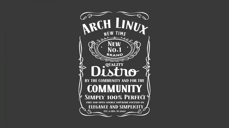 ภาพประกอบ,โลโก้,ข้อความ,การออกแบบกราฟิก,Linux,Archlinux