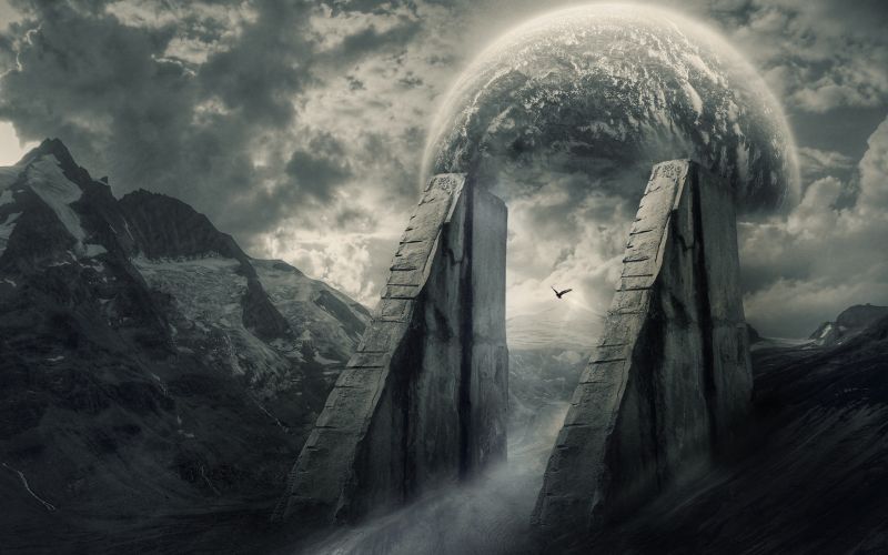 slunečnímu záření, černobílý, fantasy umění, mlha, atmosféra, mrak slunečnímu záření, černobílý, fantasy umění, mlha, atmosféra, mrak
