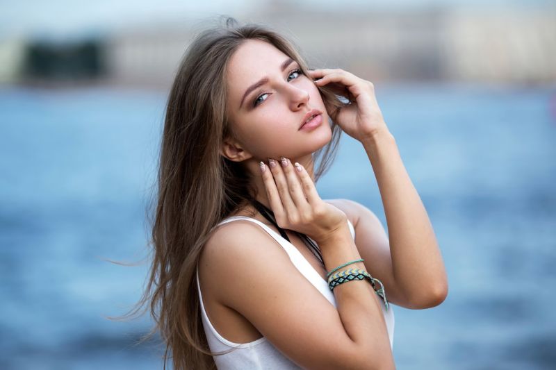 tvář, ženy, model, portrét, dlouhé vlasy, fotografování tvář, ženy, model, portrét, dlouhé vlasy, fotografování