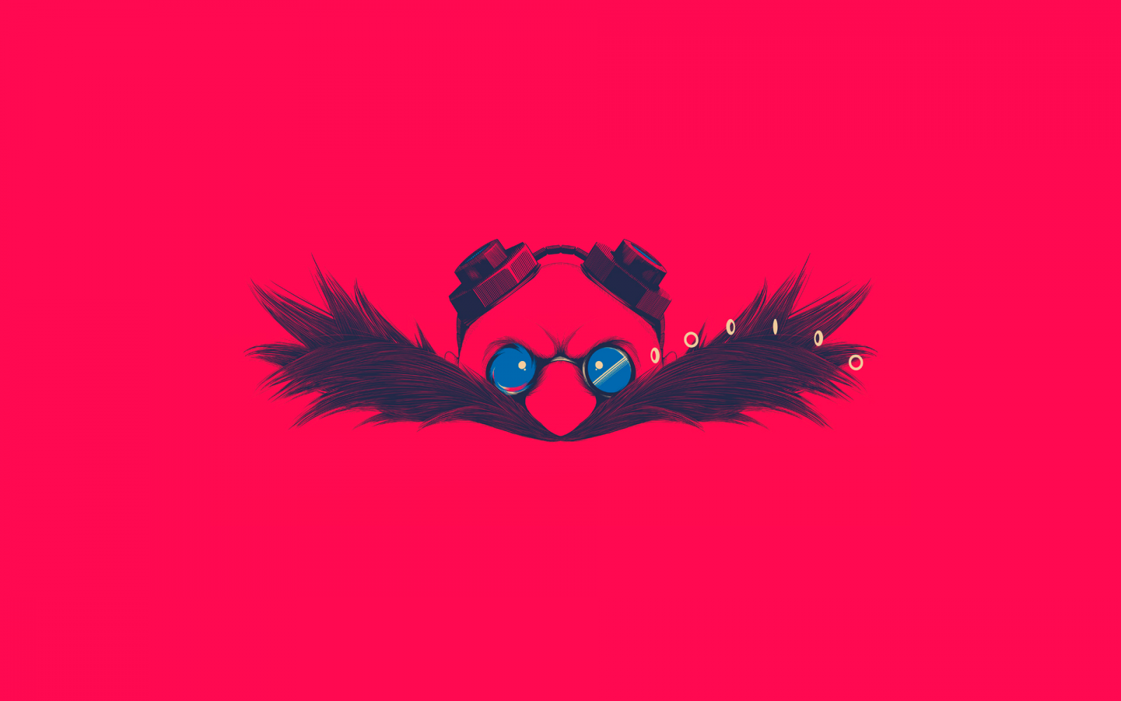 ilustrace, digitální umění, minimalismus, logo, červeném pozadí, Sonic the Hedgehog, dravý pták, orel, Dr. Robotnik, doktor Robotnik, pták, křídlo, font