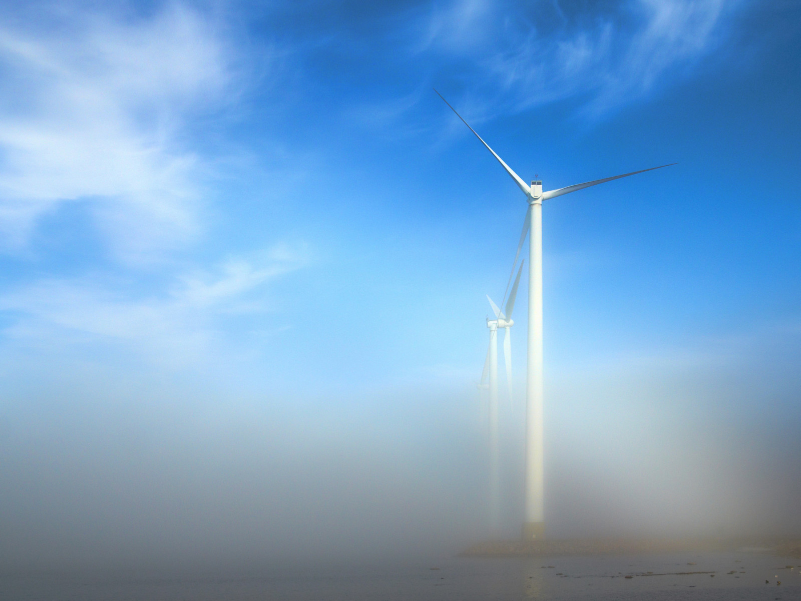 mlha, voda, větrný mlýn, mlha, Finsko, krajina, vítr, Oulu, Tamron, turbína, Oulunsalo, 2875mm, Tuulimylly, riutunkari, Tamronaf2875mmf28spxrdildasphericalif