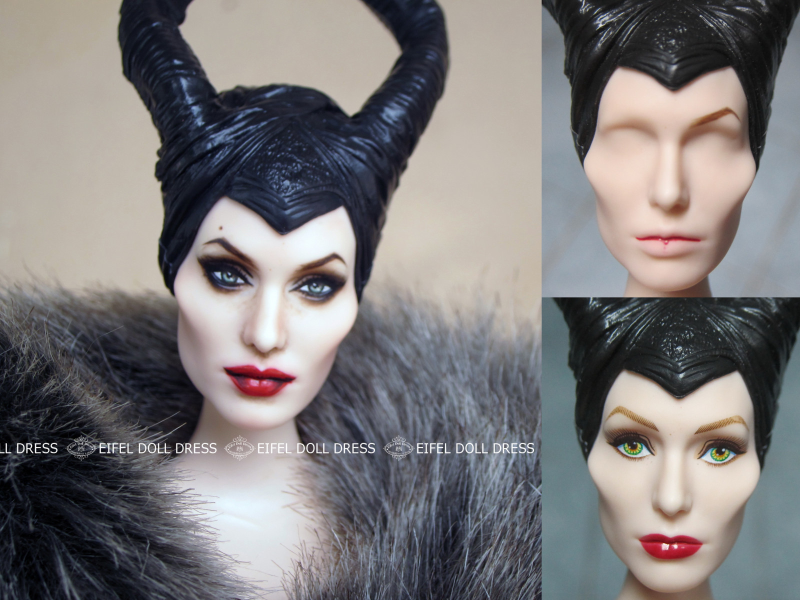 คิ้ว, หน้าผาก, ตุ๊กตา, ผมปลอม