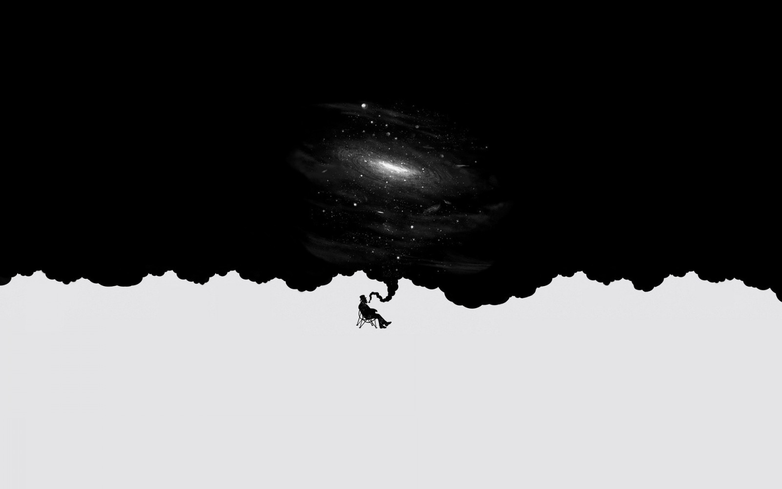 Wallpaper night, abstract, space, sky, Moon, atmosphere, darkness