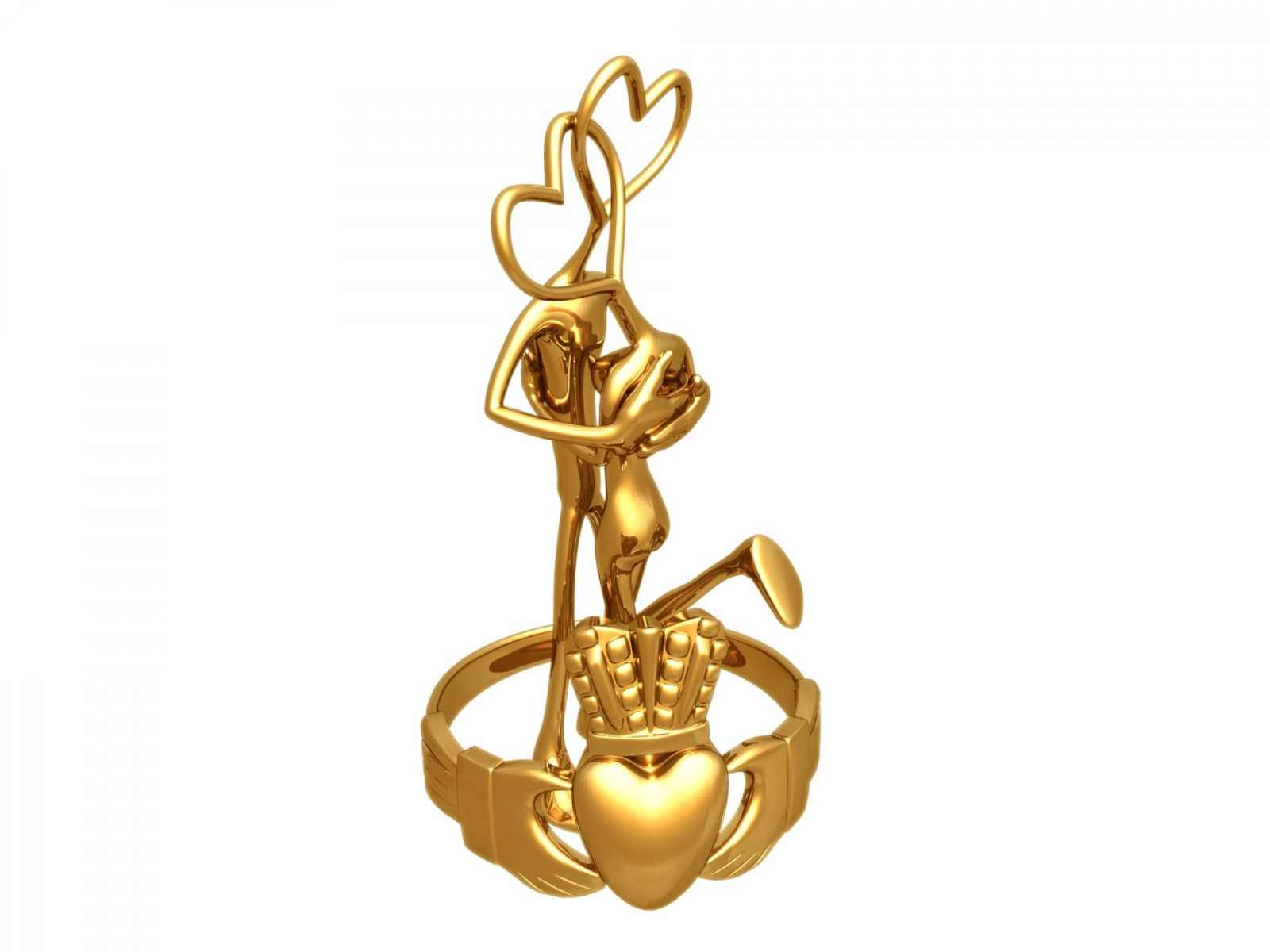 hvid, 3D, enkel, metal, guld, messing, kæde, smykker, trofæ, skrifttype, vedhæng, krop smykker