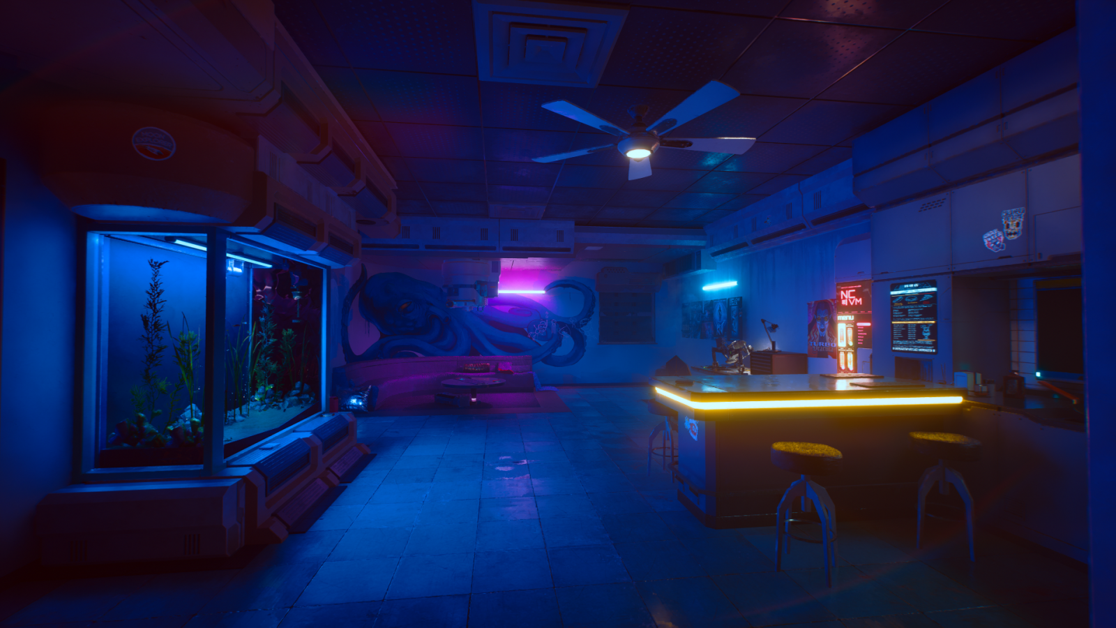 Cyberpunk 2077, กลางคืน, วีดีโอเกมส์