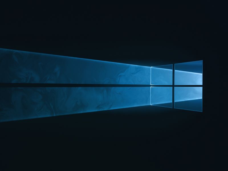 putih, abstrak, refleksi, biru, Windows 10, GMUNK putih, abstrak, refleksi, biru, Windows 10, GMUNK
